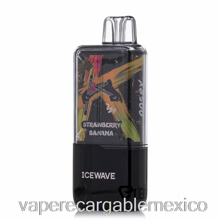 Vape Recargable Icewave X8500 Desechable Fresa Plátano